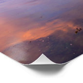 Dusk Sky Reflecties op Loch Carron Perfect Poster (Hoek)