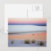 Dusk sky weerspiegeld in zwembad water uit briefkaart (Voorkant / Achterkant)