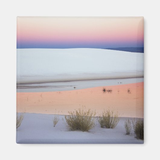 Dusk sky weerspiegeld in zwembad water uit magneet (Voorkant)