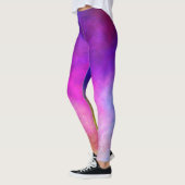 Dusk Stars Galaxy Space Roze Paarse schemering Leggings (Links)