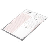 Dusk Strepen Dagelijkse Planner Notitieblok (Schuin)