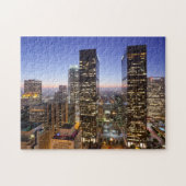 Dusk Uitzicht Los Angeles Legpuzzel (Horizontaal)