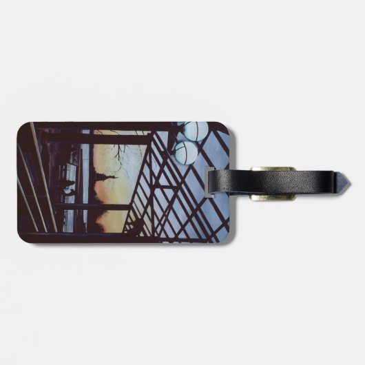 Dusk van Freedom's Birthplace Bagagelabel (Achterkant horizontaal)