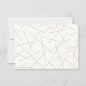 Dusk Waterverf geometrische moderne kalligrafie Bedankkaart (Achterkant)