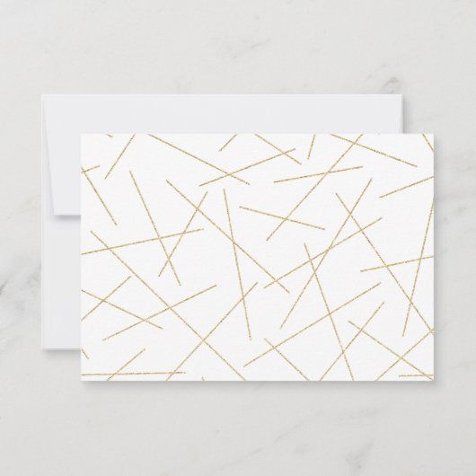 Dusk Waterverf geometrische moderne kalligrafie Bedankkaart (Achterkant)