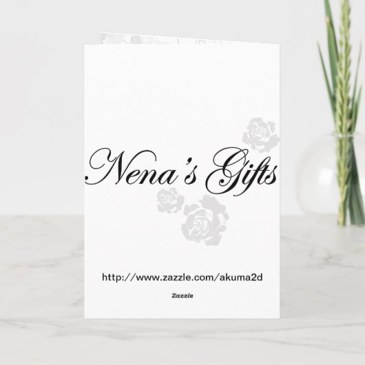 Dusk-Wenskaart Kaart (Achterkant)