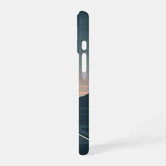 Duskbound Road iPhone 16 Hoesje (Linkerkant)