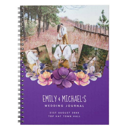 DuskTillDawn Wedding Journal Guest Book Planner Notitieboek (Voorkant)