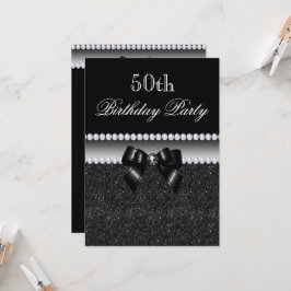 Dusky Black verjaardagsfeestje Kaart