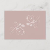 Dusky bloemblaadjes en zachte sereniteit Bloemen Informatiekaartje (Achterkant)