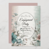 Dusky bloemblaadjes en zachte sereniteit Bloemen Kaart (Voorkant / Achterkant)