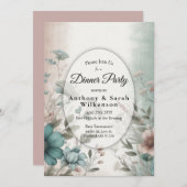 Dusky bloemblaadjes en zachte sereniteit Bloemen Kaart (Voorkant / Achterkant)