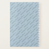 Dusky Blue Specialized Floral WEDDING Planner (Achterkant)