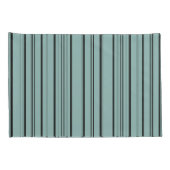 Dusky Blue Stripes Kussensloop (Achterkant-Rechts)