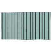Dusky Blue Stripes Kussensloop (Voorkant-Links)