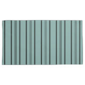 Dusky Blue Stripes Kussensloop (Voorkant-Rechts)