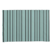 Dusky Blue Stripes Pillow Hoesje Kussensloop (Voorkant-Rechts)