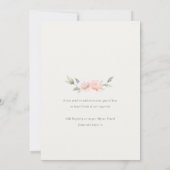 Dusky Blush Bunny In Bloemenmand Kids Verjaardag Kaart (Achterkant)