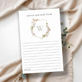 Dusky Blush Wildflower Crest Baby shower Advies