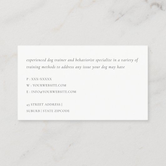 Dusky Bold Retro Regenboog Woestijn Chique Blush R Visitekaartje (Achterkant)