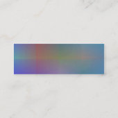 Dusky Color I - Sjabloon Mini Visitekaartje (Achterkant)