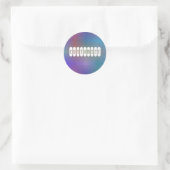 Dusky Color I - Sjabloon Ronde Sticker (Tas)