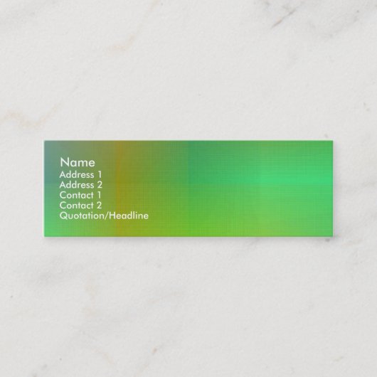 Dusky Color II Mini Visitekaartje (Voorkant)