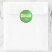 Dusky Color II - Sjabloon Ronde Sticker (Tas)