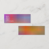 Dusky Color III Mini Visitekaartje (Voorkant / Achterkant)