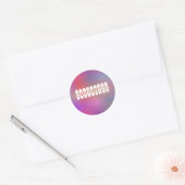 Dusky Color III - Sjabloon Ronde Sticker (Envelop)