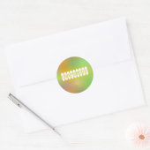 Dusky Color V - Sjabloon Ronde Sticker (Envelop)
