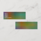 Dusky Color VI - Gepersonaliseerd Mini Visitekaartje (Voorkant / Achterkant)