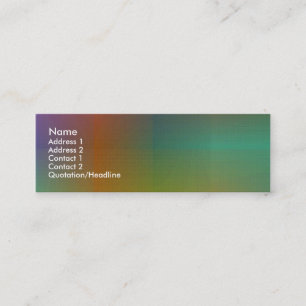 Dusky Color VI - Gepersonaliseerd Mini Visitekaartje