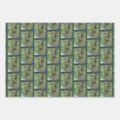 Dusky Conure Parrot, ondersteboven Inpakpapier Vel (Voorkant)