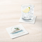 Dusky Cruise Palm Seascape Vrijgezellenfeest Kartonnen Onderzetters (Insitu)