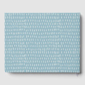 Dusky cruiseschip Palm Seascape Bruiloftsuitnodigi Gastenboek (Achterkant)