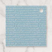 Dusky Cruiseschip Palm Zeelandschap Bruis Shower Bedankjes Labels (Achterkant)