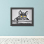 Dusky Gold Canvas afdrukken (Insitu (Houten vloer))