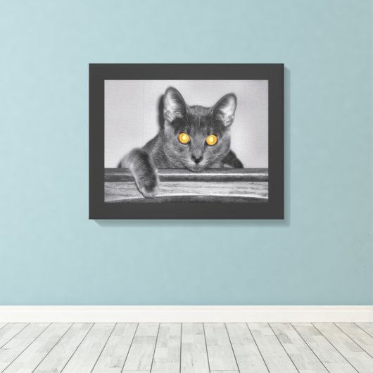 Dusky Gold Canvas afdrukken (Insitu (Houten vloer))