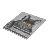 Dusky Gold Decorative Tile Tegeltje (Zijkant)