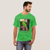 Dusky Headed Conure Parrot, speciaal aangepast T-shirt (Voorkant volledig)