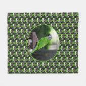 Dusky Headed Parrot Fleece Deken (Voorkant (Horizontaal))