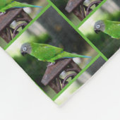 Dusky Headed Parrot Fleece Deken (Hoek)