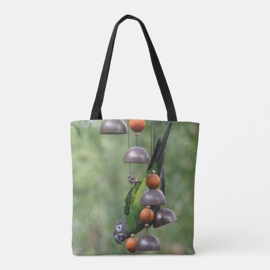 Dusky Headed Parrot onderaan de vogel Tote Bag (Achterkant)