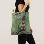Dusky Headed Parrot onderaan de vogel Tote Bag (Dichtbij)