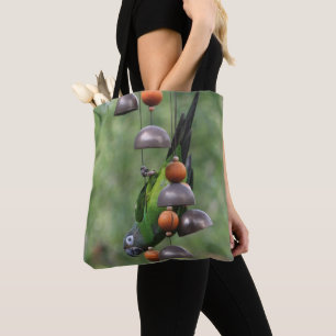 Dusky Headed Parrot onderaan de vogel Tote Bag