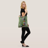 Dusky Headed Parrot onderaan de vogel Tote Bag (Op model)