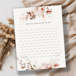 Dusky Herfst Bloemen Advies voor Mum Baby shower