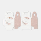 Dusky Herfst Marsala Blush Bloemen Vrijgezellenfee Bedankdoosjes (Uitgevouwen)