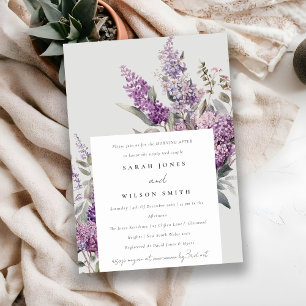 Dusky Lila Green Cottage Floral Morning After Kaart